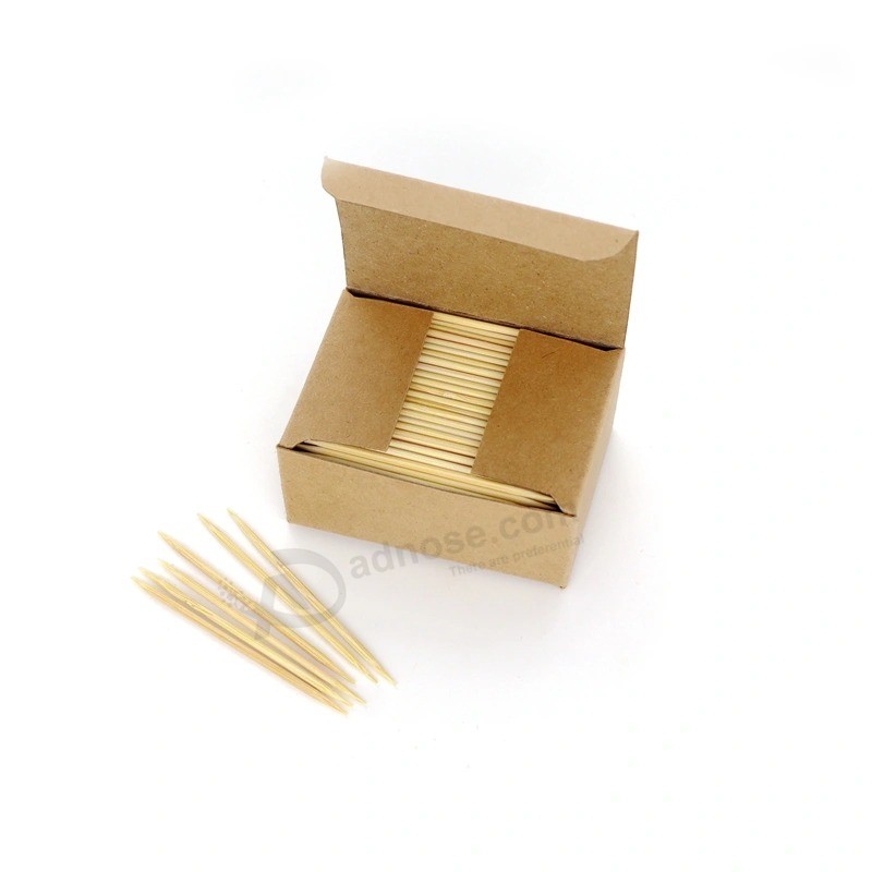 Palillos de dientes de bambú personalizados desechables ecológicos de precio de fábrica de China