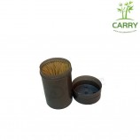 Palitos de dente descartáveis ​​de bambu ambientalmente vendidos com etiqueta personalizada