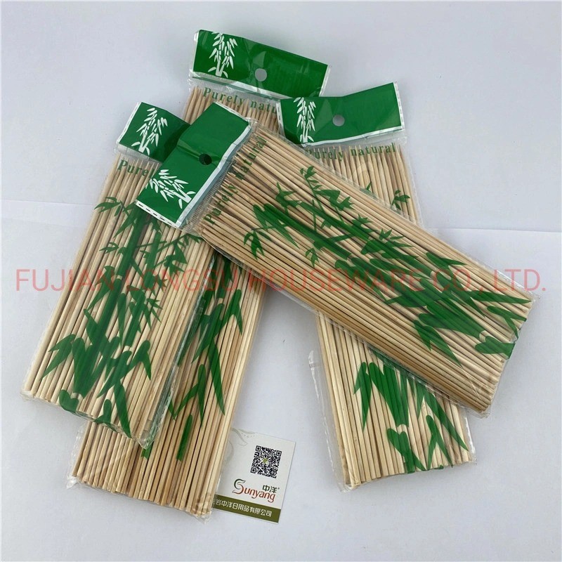 Voel je comfortabel en glad Oppervlak draagbaar Milieubescherming van natuurlijke fijne 65 mm bamboe tandenstoker