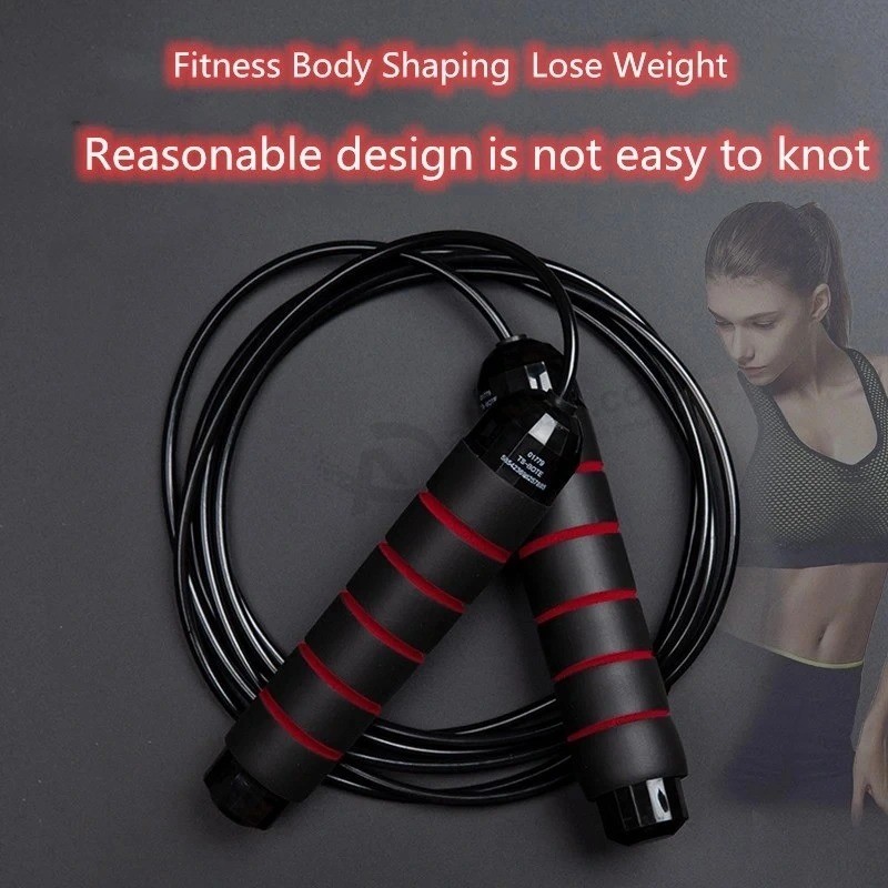 Wholesale Fitness Jump Rope Adjustable Skipping Rope Jumping Plastic PVC Steel Wire Speed Weighted Jump Ropes