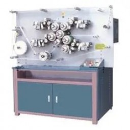 Multicolor Double Side High Speed Rotary Garment Wash Label Ribbon Satin Printing Machine