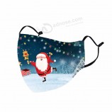 2020 Hot sale printing facemask christmas design polyester gift baskets warp christmas gift for kids