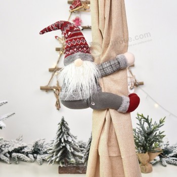 圣诞窗帘扣娃娃装饰装饰品圣诞装饰家用诺埃尔·纳塔尔2020年圣诞节礼物新年快乐