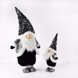 2021 Sequin Gnome Nordic Naviad Crafts Christmas Gnome Luxury Gifts Felt Dolls Decoration Fabric Ornament With Super Soft Velvet