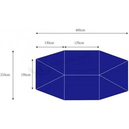 便携式可移动车棚汽车雨伞帐篷带有防紫外线的汽车遮阳帘（VCC-12）