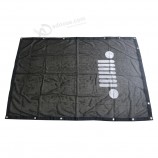 Cubierta superior de protección UV de malla de parasol de coche negro para piezas de jeep Jl