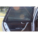 2 unidades de tela de proteção solar para janela traseira do carro