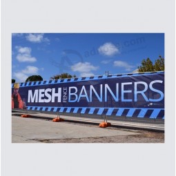 Digital gedruckte Werbung benutzerdefinierte Stoff Flex Mesh Zaun Banner mit optionalem Pvc Vinyl