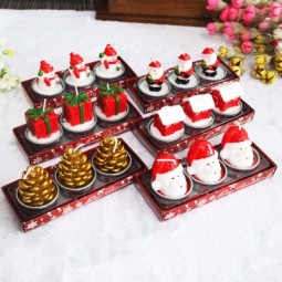 Christmas crafts gifts candles painted decorations Christmas gifts valentine's day proposal props