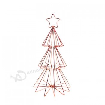 árbol de navidad decoración del hogar decoraciones presentes regalos de navidad batería led luz de cadena de alambre de cobre