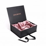 high quality chocolate window candy boxes gift box with ribbon closure