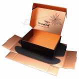 custom small tuck Top mailing subscription packaging boxes printing colored corrugated paper shipping mailer Box