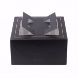 food packaging manufacturer custom black cake boxes