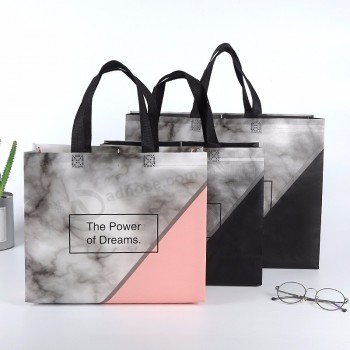 black Non woven sublimation recyclable bags wine shopping PP Non woven Bag