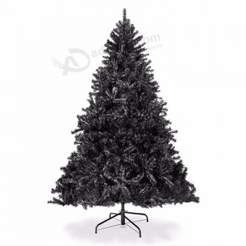 2020 Weihnachten im Freien Dekoration 6FT schwarzen Weihnachtsbaum künstlichen Halloween-Baum