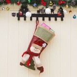 regalo calza natalizia Borsa ciondolo decorazione albero di natale articoli da regalo natalizi calzini di Babbo Natale di fascia alta