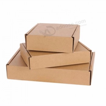 a granel barato caixas de papelão kraft em branco personalizadas para embalagem