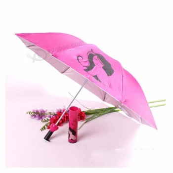 paraguas barato personalizado de la botella de vino de la publicidad de la fábrica