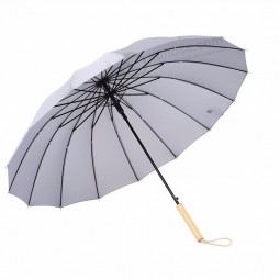 Popular design large strong windproof stormproof straight umbrella 27inch