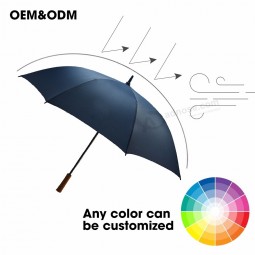 190T pongee Rain Custom Promotion Advertising Straight Golf Umbrella