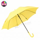 Paraguas recto para niños automático personalizado con cierre automático con impresión de logotipo paraguas publicitario / paraguas de regalo para adultos de plástico