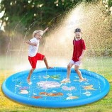 sprinkler e splash play Mat festa ao ar livre parque aquático inflável piscina brinquedos diversão infantil