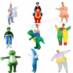 圣诞节万圣节玩具衣服恐龙外星人小丑火鸡充气服装