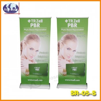 Retractable Wide Base Single Side Pop up Display Roll up Banner Stand