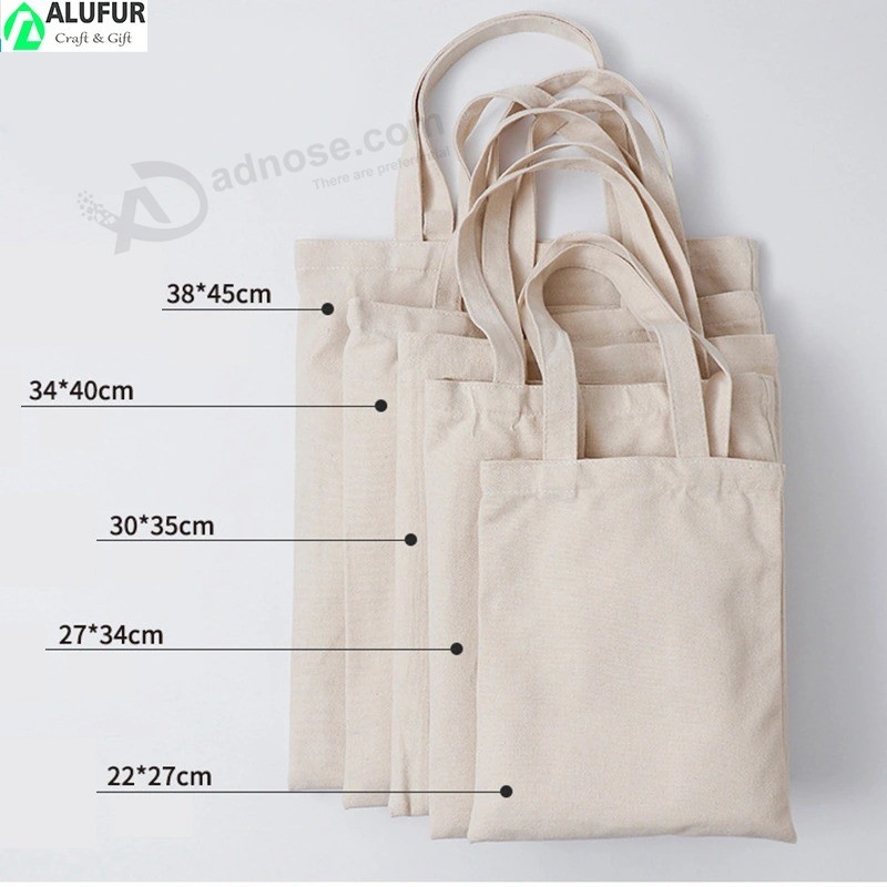 Heavy Natural Canvas Tote Bag with Logo