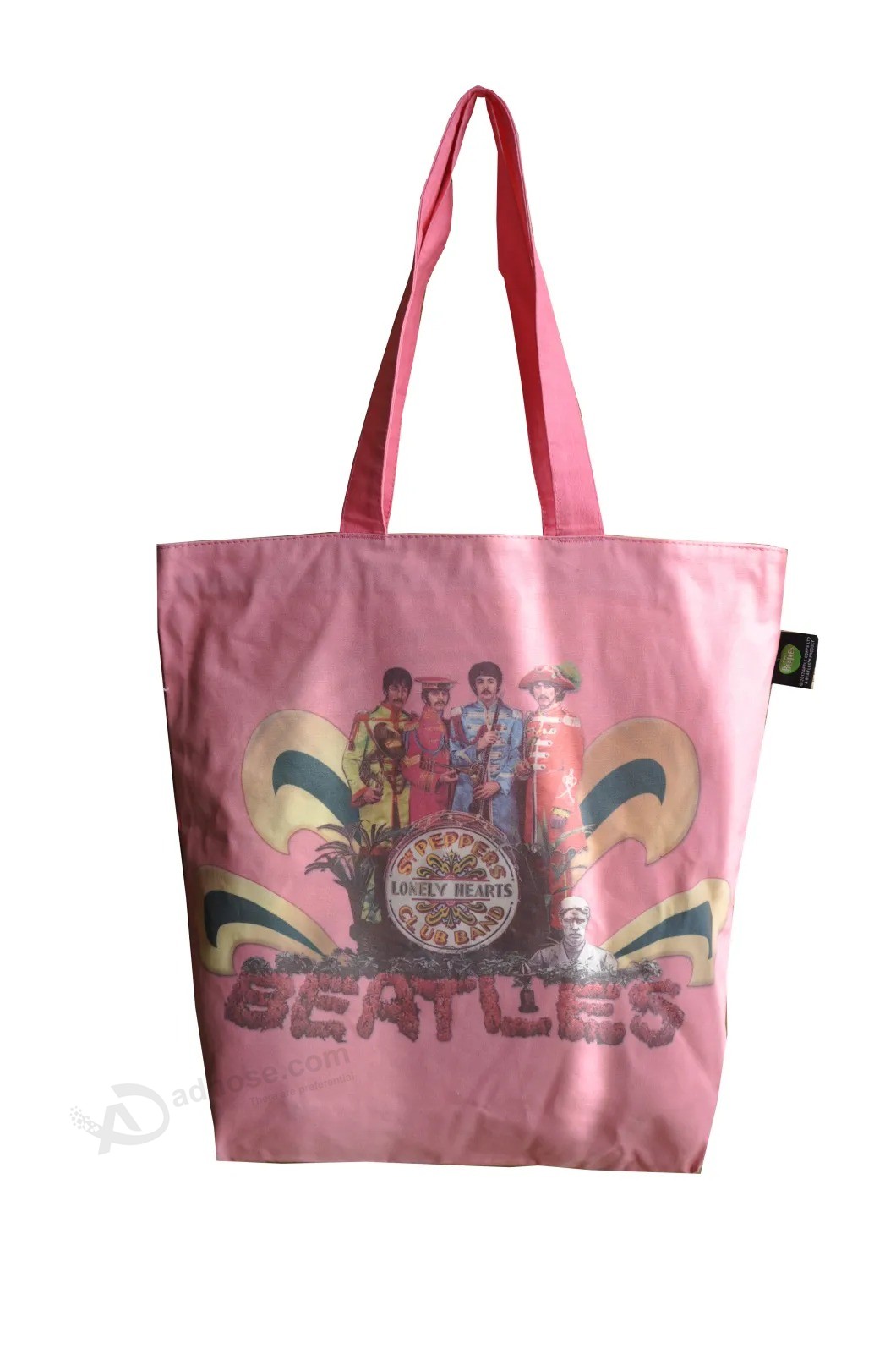 Cmyk Printing Gift Women Ladies Handbags Fashion Shopping Cotton Canvas Tote Bag