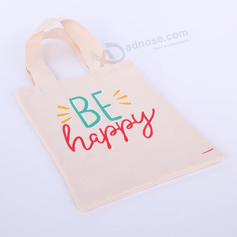 Fashion Custom Canvas Tote Shopping Bag for Party / Festival with Letters