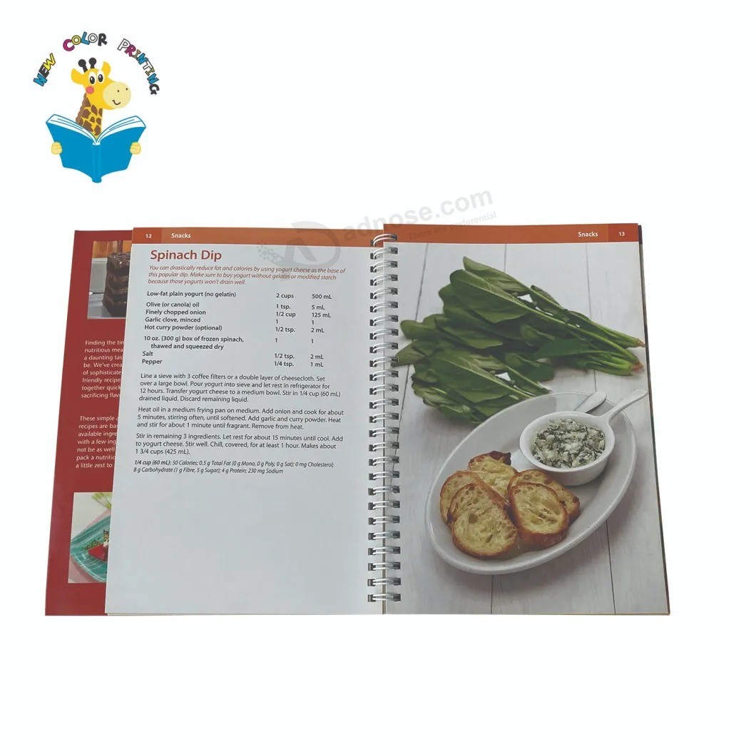 Recipe Catalogue with Spiral & Brochure Printing