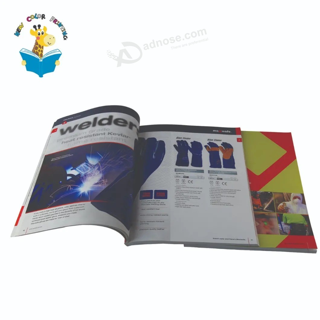 Soft Cover Catalog Book with Brochure Magazine Catalogue Printing