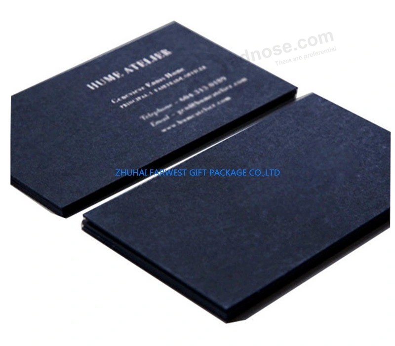 C1s Art Paper Name Cards Paper Business Name Cards with Custom Printing Hot Stamp Logo Good Price