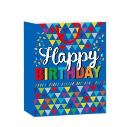 Gift Bag Custom Logo Printed /Recyclable Colorful Birthday Paper Gift Bag