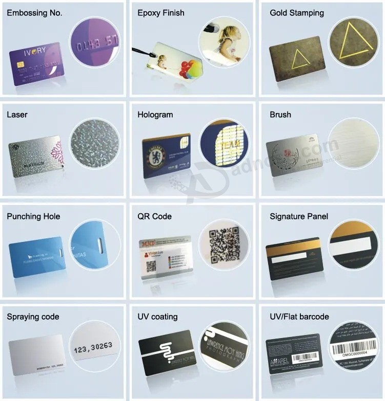 Cmyk Custom Printed Plastic PVC Magnetic Card with Loco 300OE