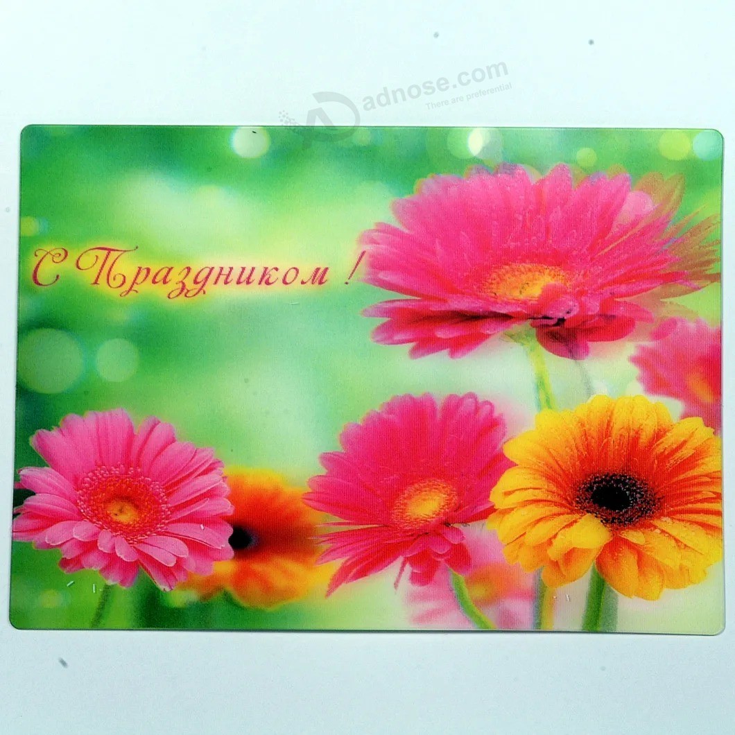 Factory Manufacturer Custom 3D Lenticular Postcard