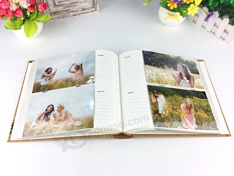 Promo Linen Cover Self Adhesive Photo Scrapbook Book Album China Supplier of Book Printing
