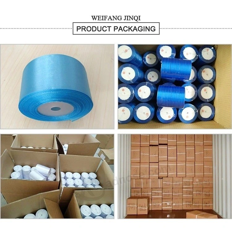Factory Direct Sale Polyester/Nylon Custom Satin/Grosgrain/Organza/Printed/Metallic/Lattice/Jute Ribbon for Gift Packing/Christmas Decoration