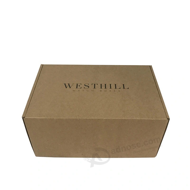 Wholesale Custom Recycled Brown Kraft Cardboard Carton Shoe Boxes