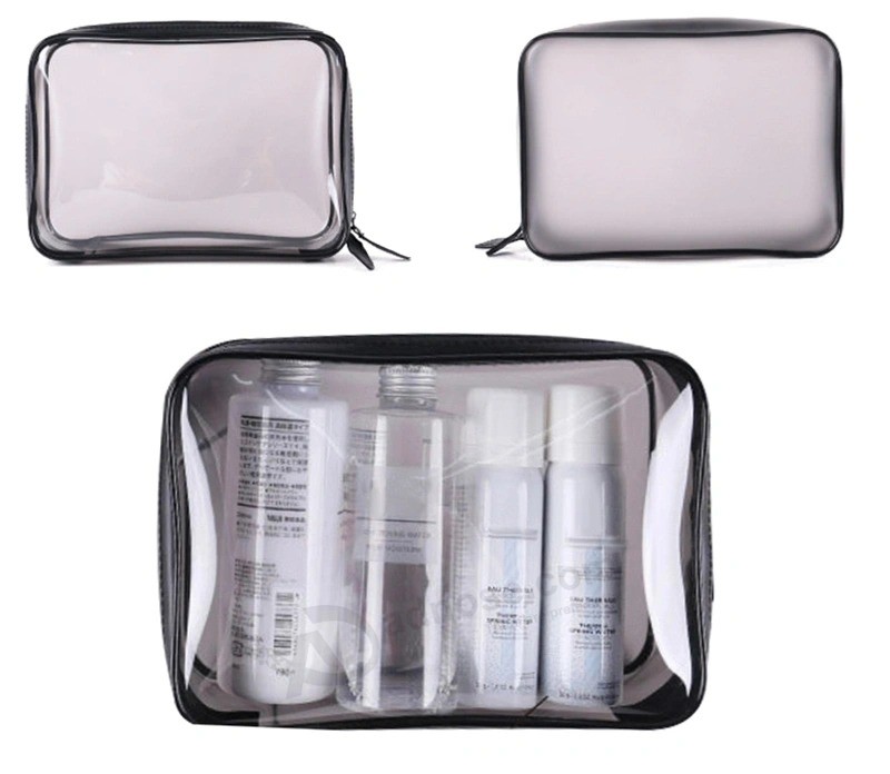Clear Makeup Bags Waterproof PVC Cosmetic Bag with Zipper