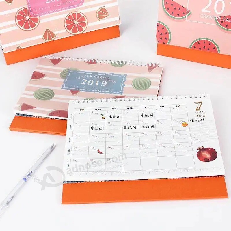2021 UV Varnish Desk Calendar Custom Printing Service in China