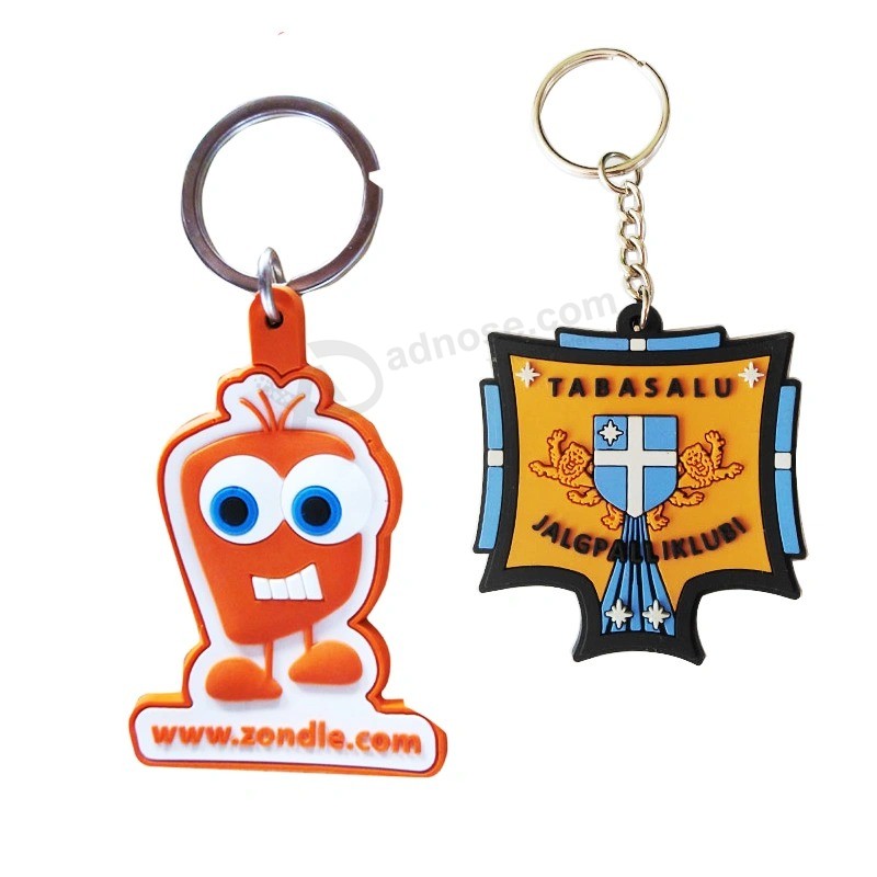 Promotional Gifts Soft PVC Rubber Keychain Keyring