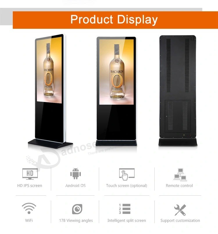 Factory Hot 43 Inch Newspaper LCD Advertising Library Touch Screen Kiosk FHD Multiple Touch Screen Brochure Display Stand