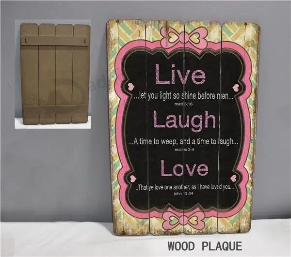 Rustic Christmas Wooden Signs Funny Wooden Board for Wall