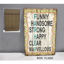 Rustic Christmas Wooden Signs Funny Wooden Board for Wall