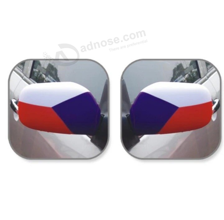 Hot Sell Polyester Printing Croatia Flag Rear View Car Mirror Cover Flag
