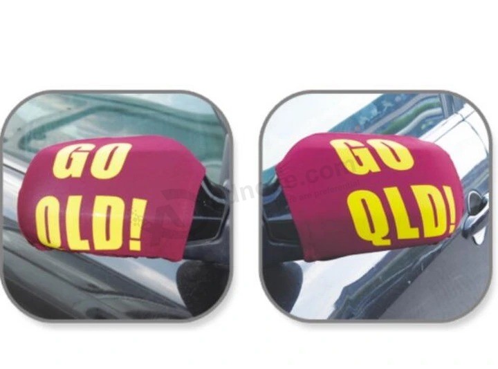 Car Decoration Side Mirror Cover Flag for Promotion and Advertising