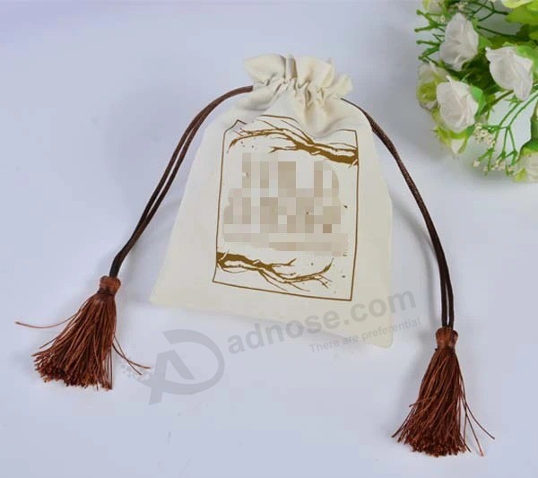 Wine Satin Pouch Bag Customize Fashion Satin Gift Pouch Satin Drawstring Bags Jewelry Pouches Makeup Wig Packaging Gift Bag Print Logo