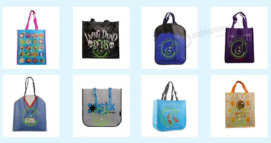 New Design Eco-Friendly Non Woven Bottle Holder Promotional Tote Carrier Shopping Bag with Logo